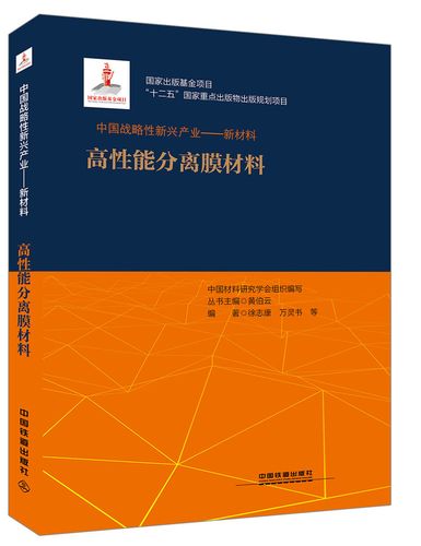 中國戰略性新興產業之高性能膜材料 發展現狀、挑戰與未來展望